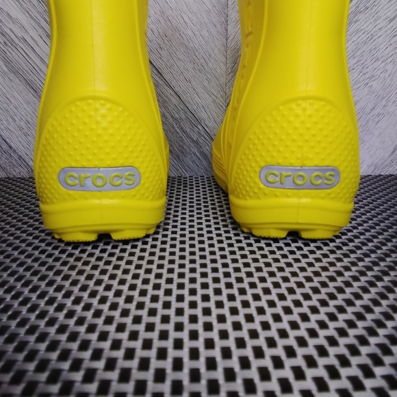 Crocs Toddler Handle It Rain Boots Size: c6 Unisex Yellow - Picture 6 of 10